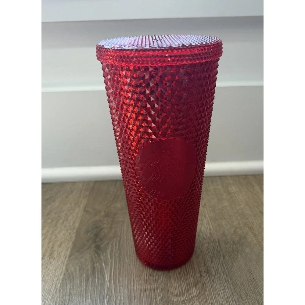 2024 Limited Edition NC State Wolfpack NCSU Red Studded Starbucks Tumbler 24oz